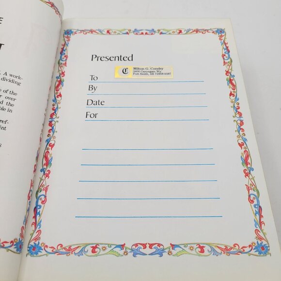 Vintage Holy Bible KJV Giant Print Red Letter Concordance 1975 Hardcover - Picture 10 of 13